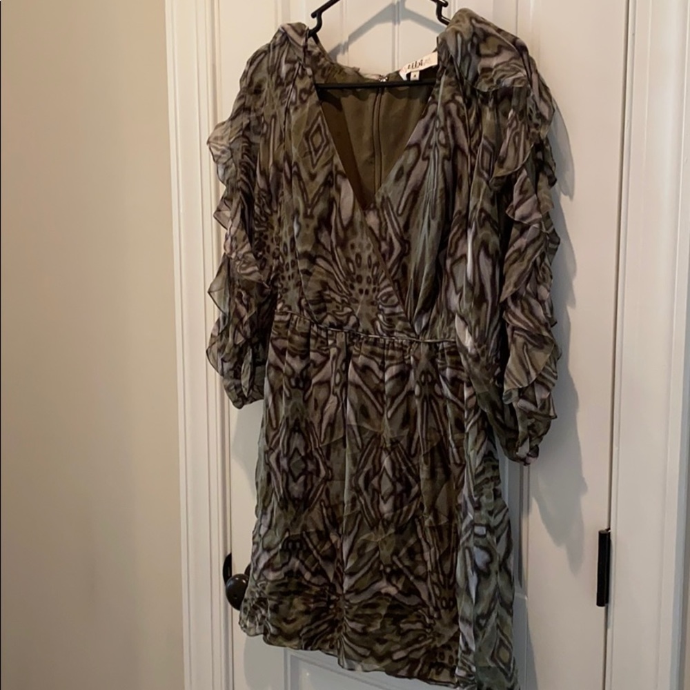 Tibi Dress Size 4 Ruffle Dress - Picture 2 of 6